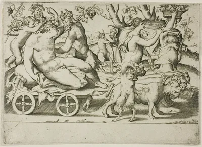 The Triumph of Bacchus by Giulio Bonasone, n.d.