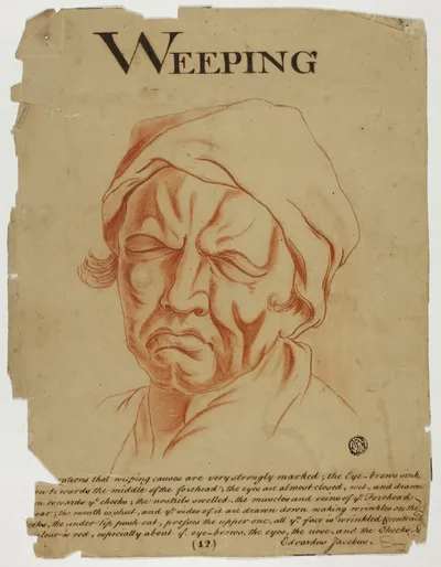 Weeping by Eduardus Jacobus, after 1698