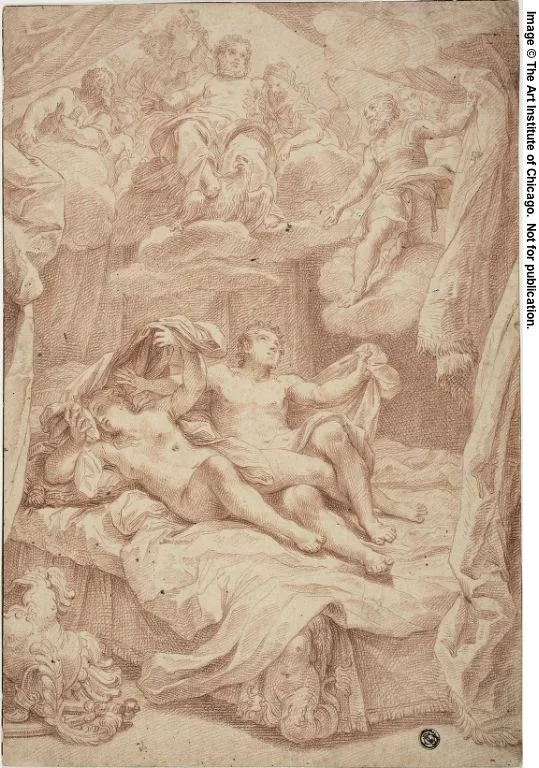 The Gods Discovering Venus and Mars by Pietro Antonio di Pietri, n.d.