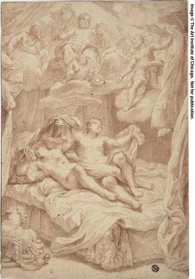 The Gods Discovering Venus and Mars by Pietro Antonio di Pietri, n.d.