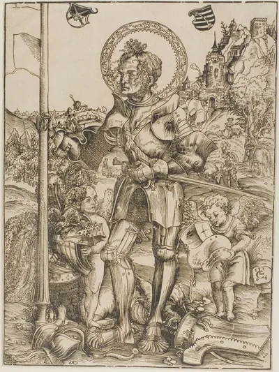 Saint George Standing by Lucas Cranach the Elder, 1506