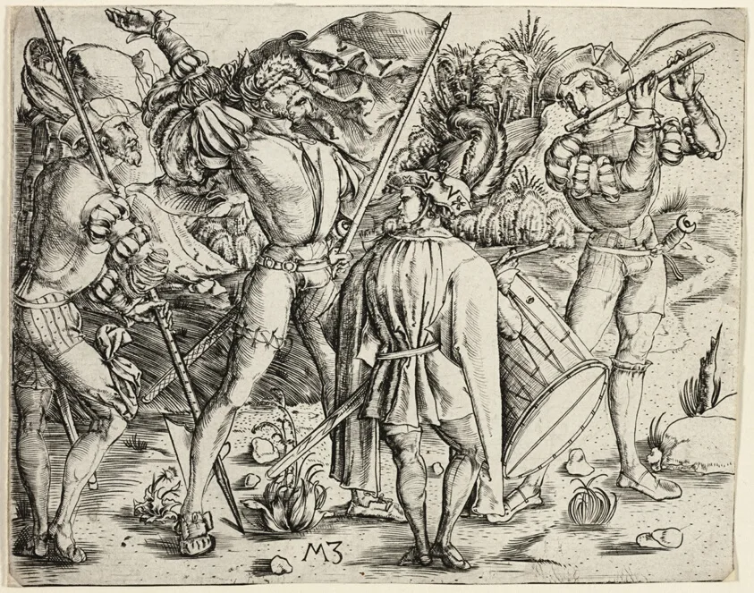 The Warriors by Master MZ, c. 1500