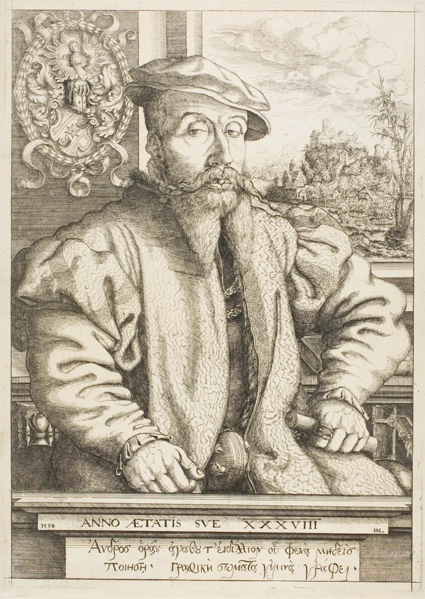 Portrait of Georg Roggenbach by Hanns Lautensack, 1554