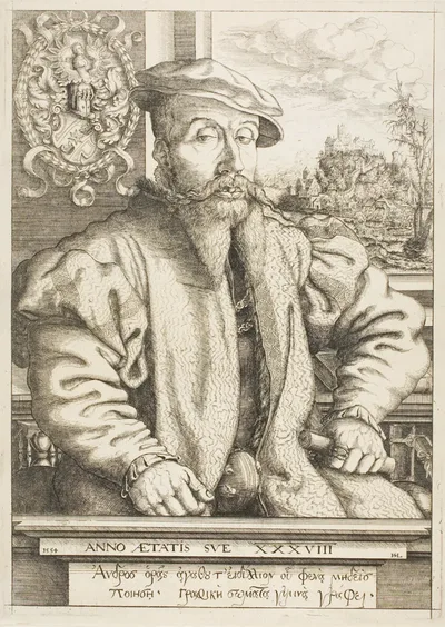 Portrait of Georg Roggenbach by Hanns Lautensack, 1554
