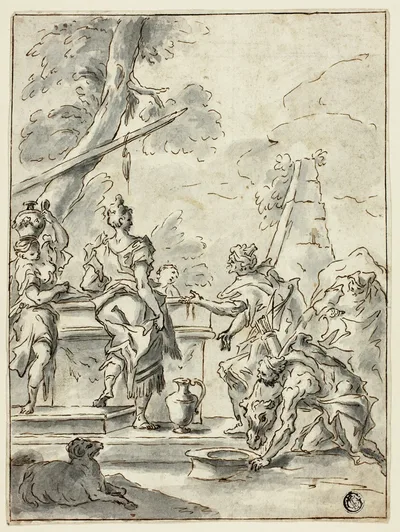 Rebecca at the Well by Unknown, 18th century