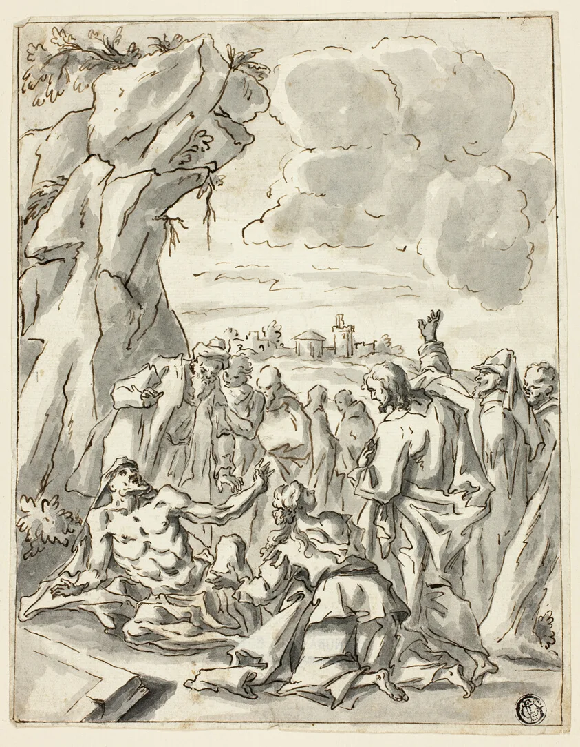 The Raising of Lazarus by Unknown, 18th century