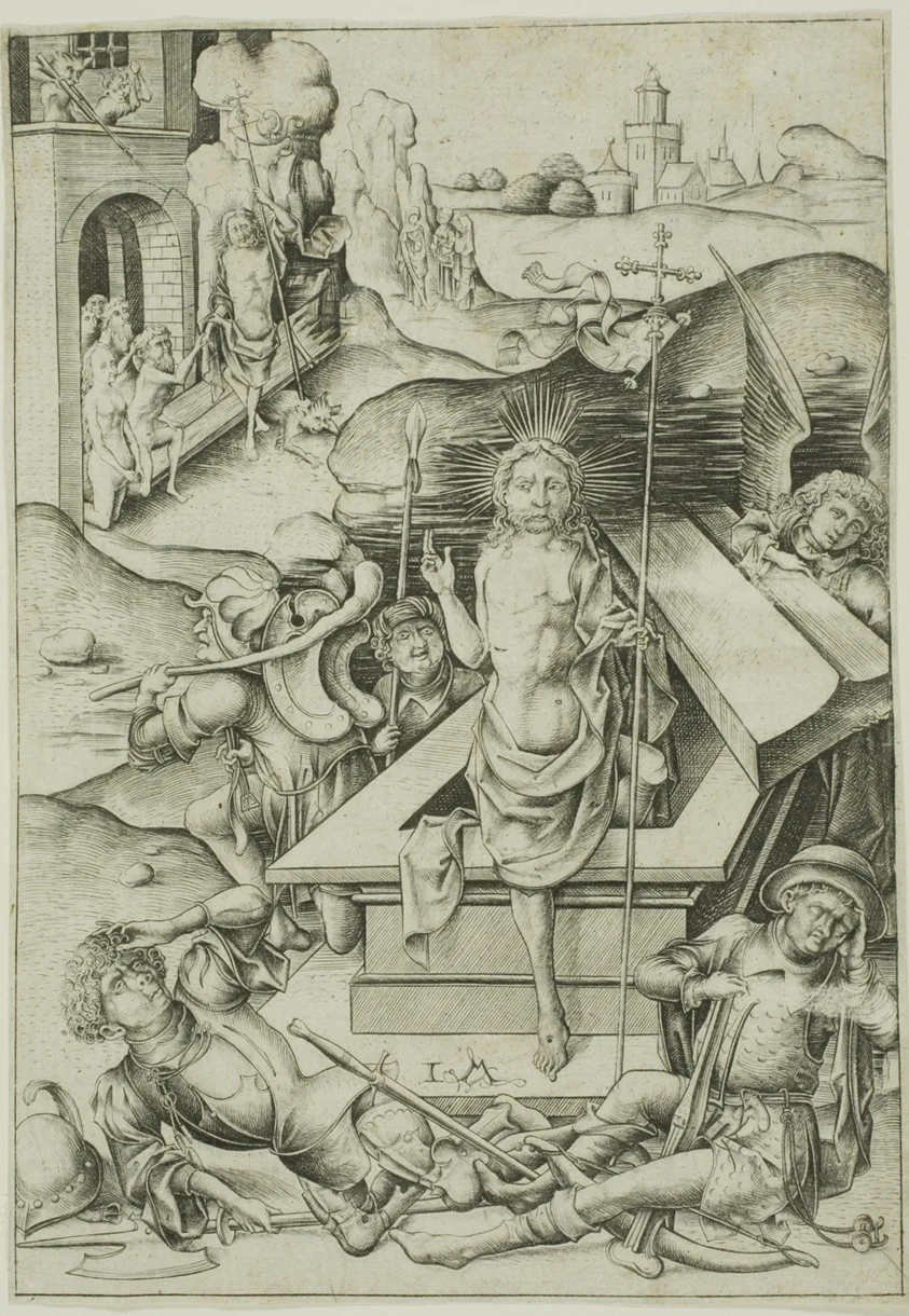 The Resurrection, from The Passion by Israhel van Meckenem, the younger, c. 1480