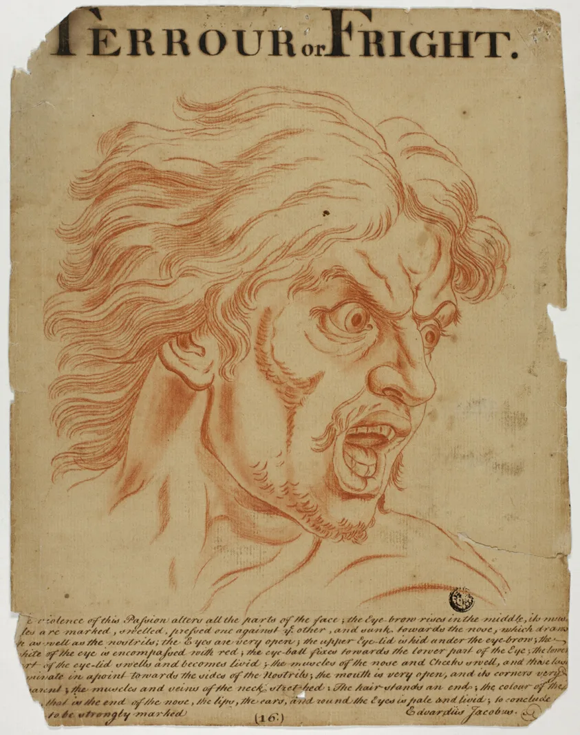Terrour (sic) or Fright by Eduardus Jacobus, after 1698