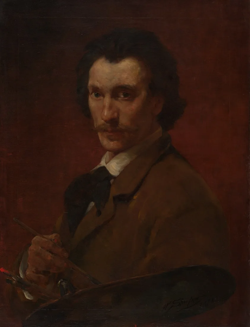 Self-Portrait by Walter Shirlaw, 1878