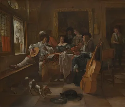 The Family Concert by Jan Steen, 1666