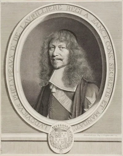 Louis Phélypeaux de la Vrillière by Robert Nanteuil, 1662