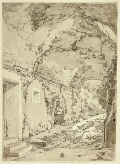 Ruined Vault by Hendrik Voogd, n.d.