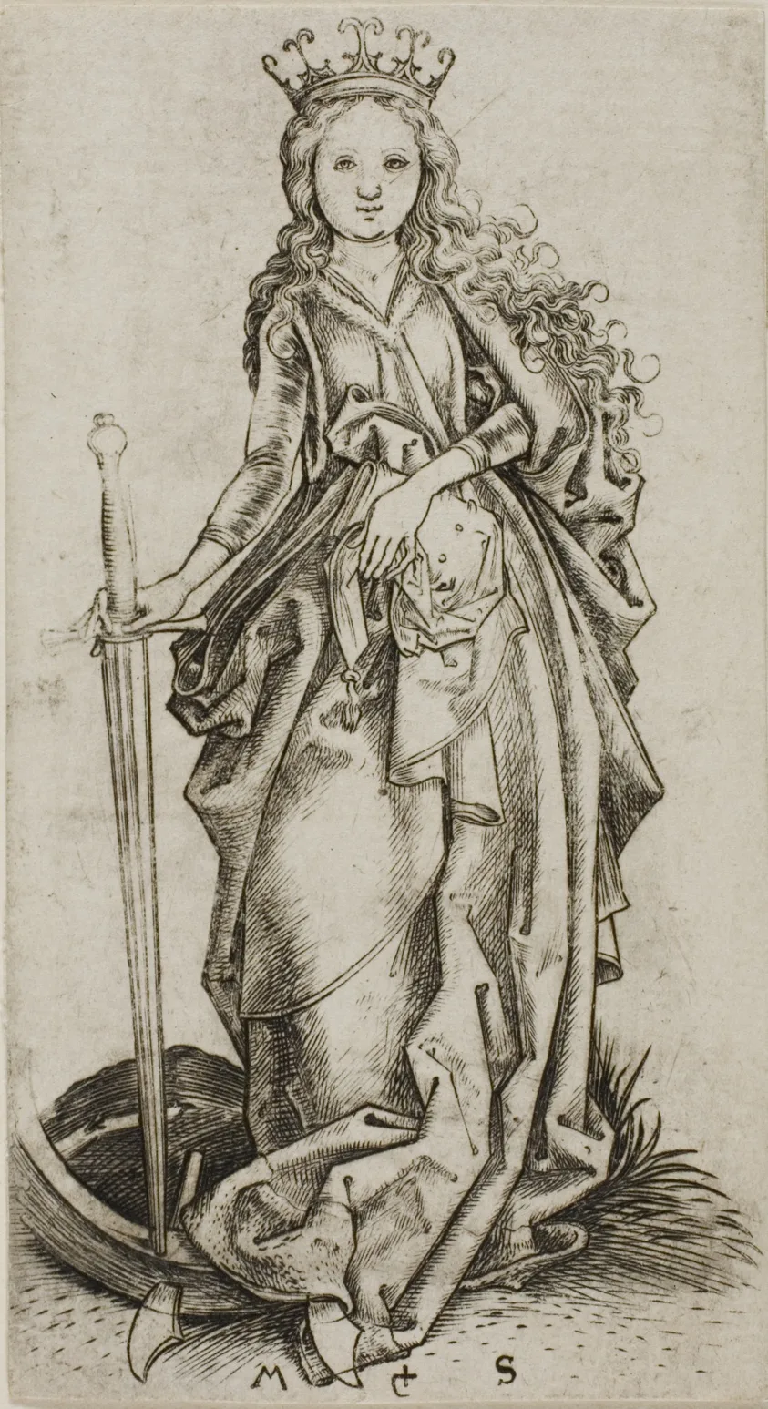 The Small Saint Catherine by Martin Schongauer, n.d.