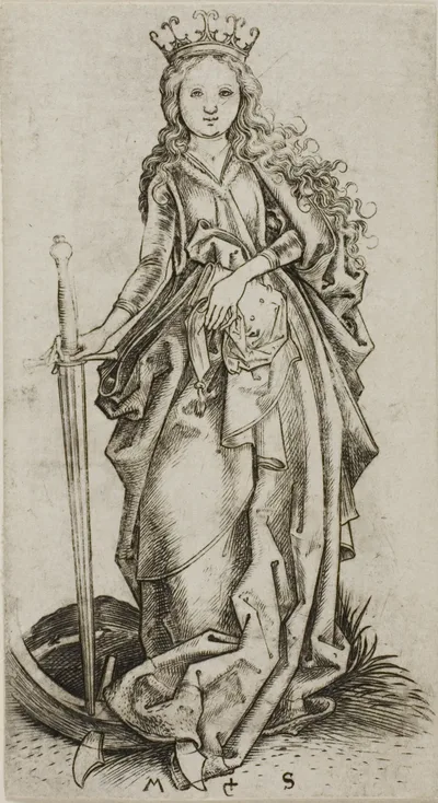 The Small Saint Catherine by Martin Schongauer, n.d.