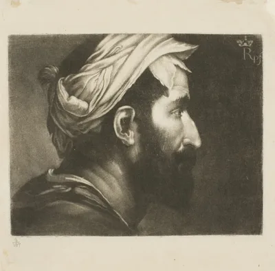 Head of Executioner, from John Evelyn's Sculptura by Richard Houston, 1755