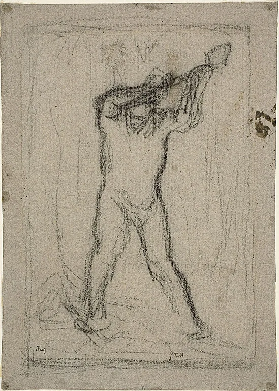 The Woodchopper by Jean François Millet, c. 1848–1850