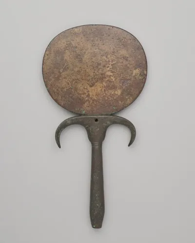 Hand Mirror by Ancient Egyptian, New Kingdom, Dynasty 18 (about 1550–1295 BCE)