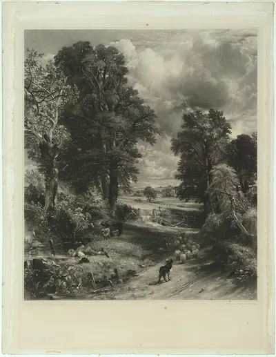 The Cornfield by David Lucas, 1832–34