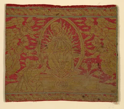 Fragment (From an Orphrey Band) by Italy, 15th century