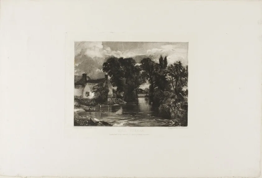 Mill Stream by David Lucas, 1831