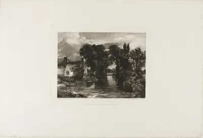 Mill Stream by David Lucas, 1831