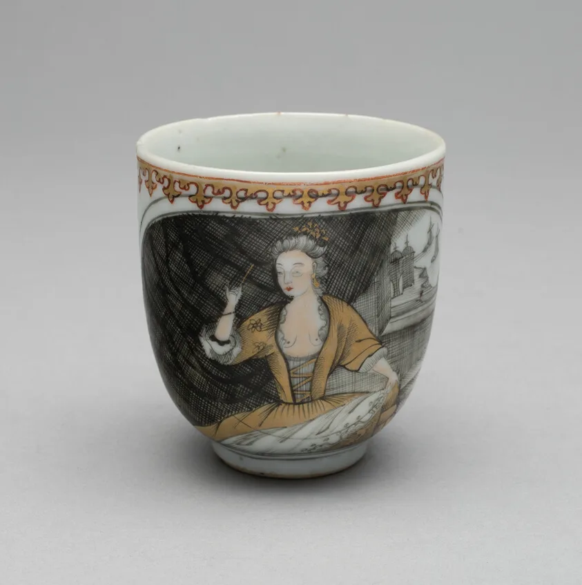 Cup by Chinese export porcelain, 1750–70