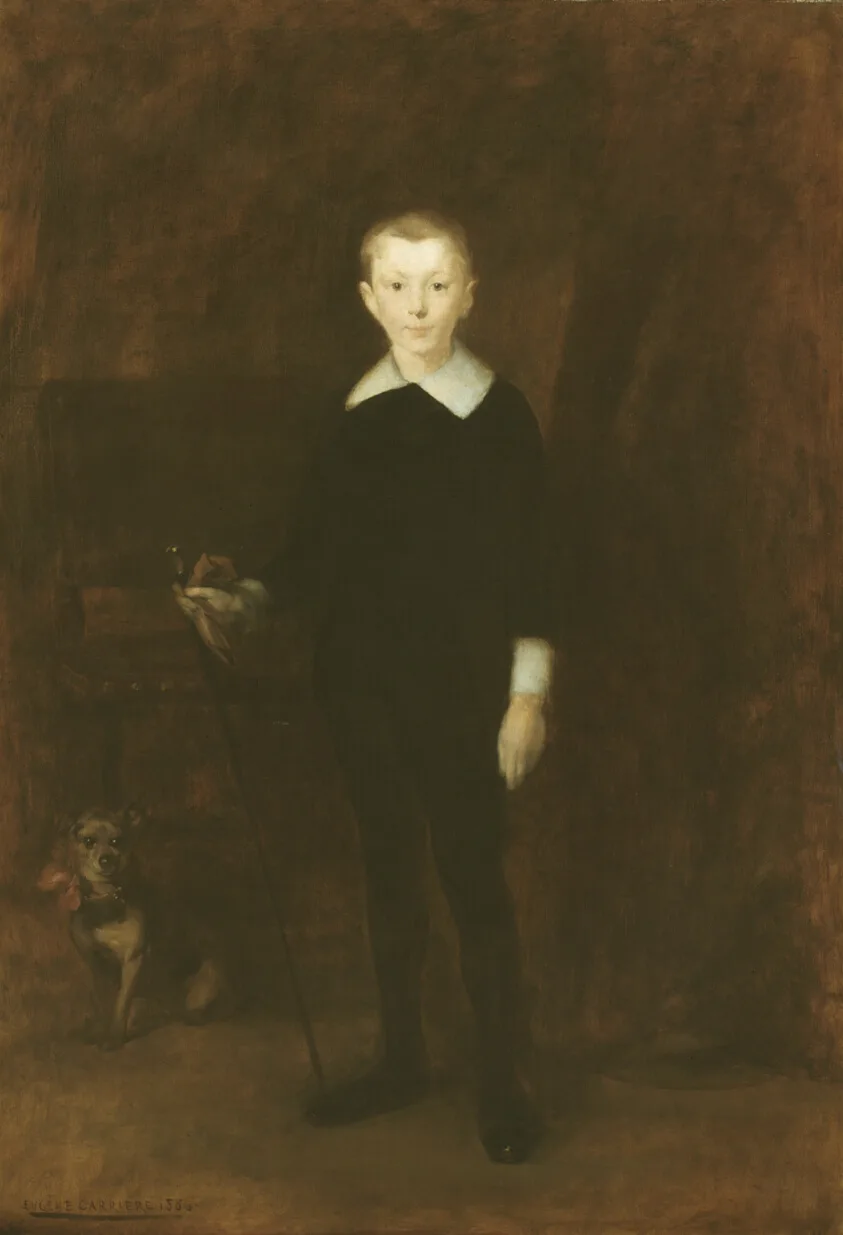 Portrait of a Boy by Eugène Carrière, 1886