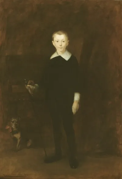 Portrait of a Boy by Eugène Carrière, 1886