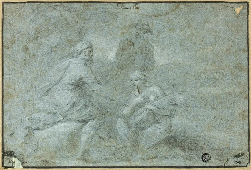Ruth and Boaz by Jacob Weyer, n.d.
