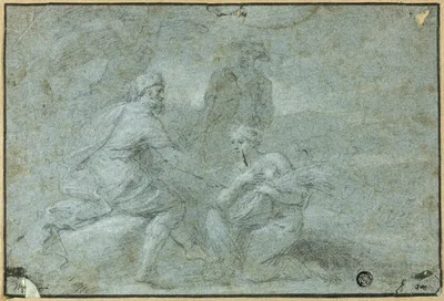 Ruth and Boaz by Jacob Weyer, n.d.