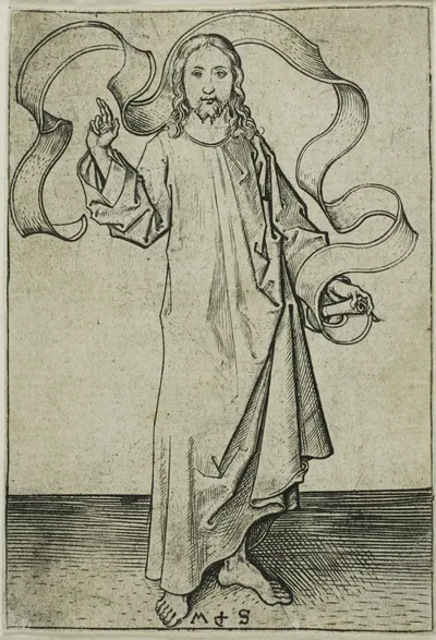 Christ Blessing by Martin Schongauer, n.d.