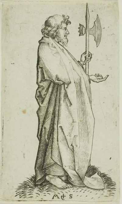 St. Matthias, from Apostles by Martin Schongauer, n.d.