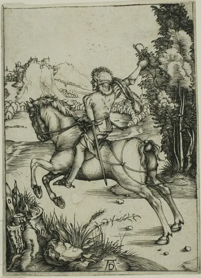 The Small Courier by Albrecht Dürer, c. 1496