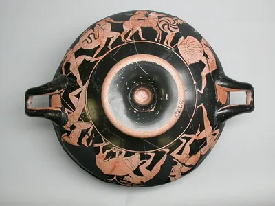 Kylix (Drinking Cup) by Epeleios Painter, 510-500 BCE