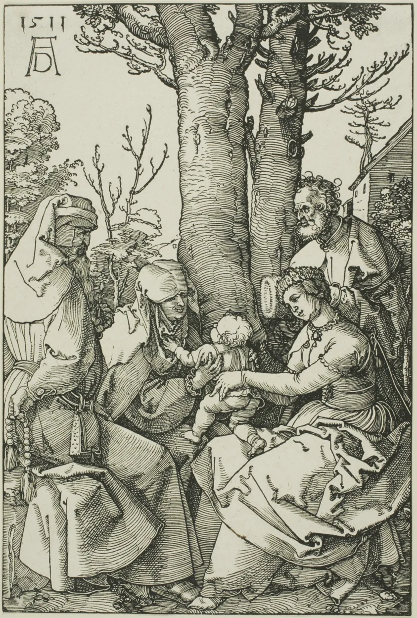 The Holy Family with Joachim and Saint Anne by Albrecht Dürer, 1511
