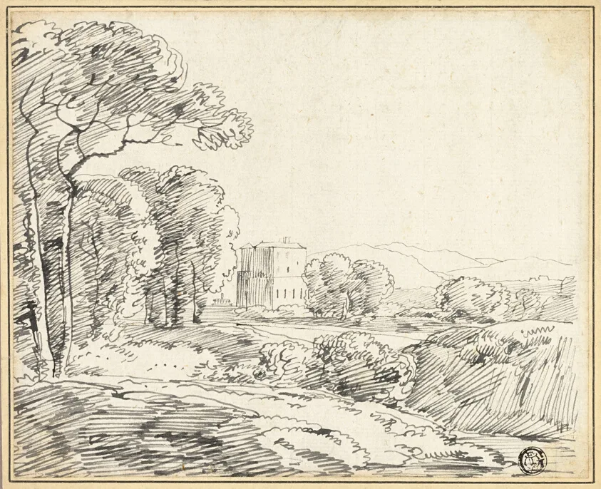 Landscape, House in Park by Franz Kobell, n.d.