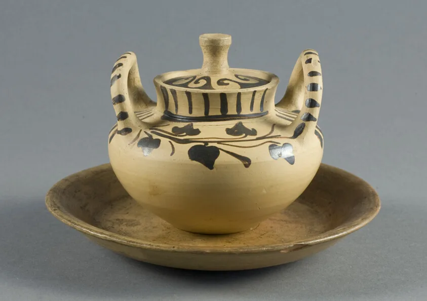 Miniature Pyxis (Container for Personal Objects) by Ancient Greek, 300-270 BCE