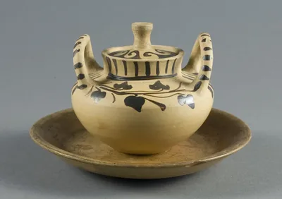 Miniature Pyxis (Container for Personal Objects) by Ancient Greek, 300-270 BCE