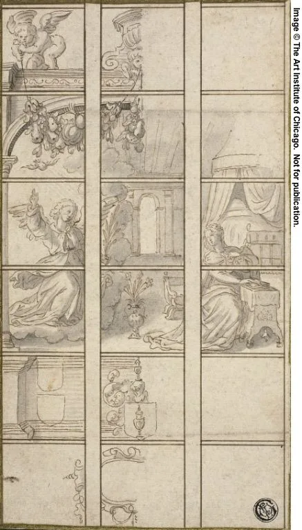 Window with Annunciation by Unknown artist, n.d.