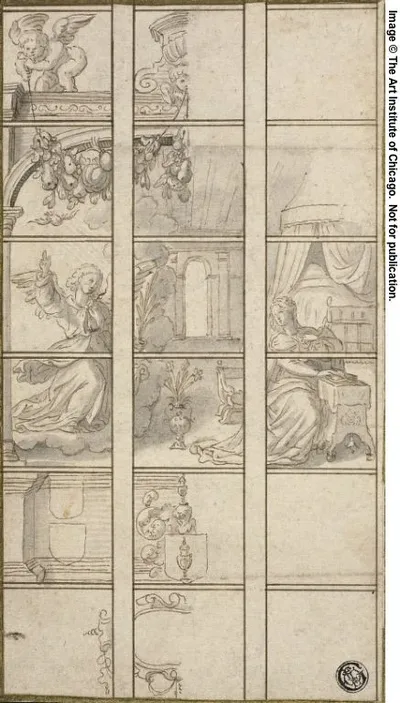 Window with Annunciation by Unknown artist, n.d.