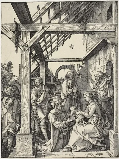 The Adoration of the Magi by Albrecht Dürer, 1511