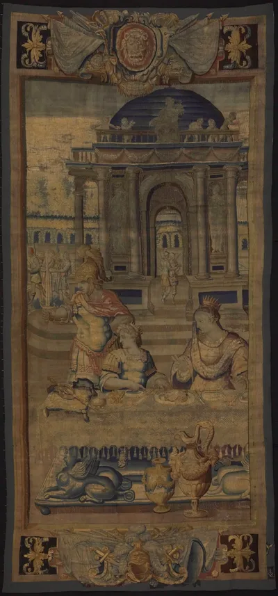 The Feast [central part] from The Story of Artemisia by Antoine Caron, 1607/30