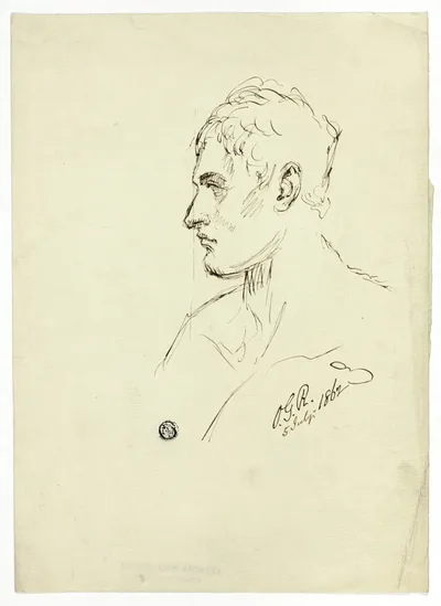 Bust of Young Man in Profile by Unknown artist, n.d.
