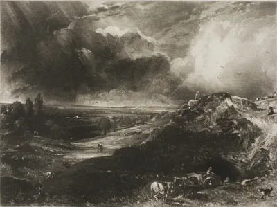 A Heath by David Lucas, 1831