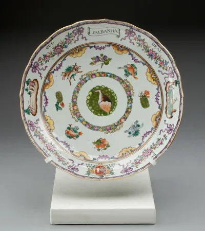 Dish by China, 1760/70