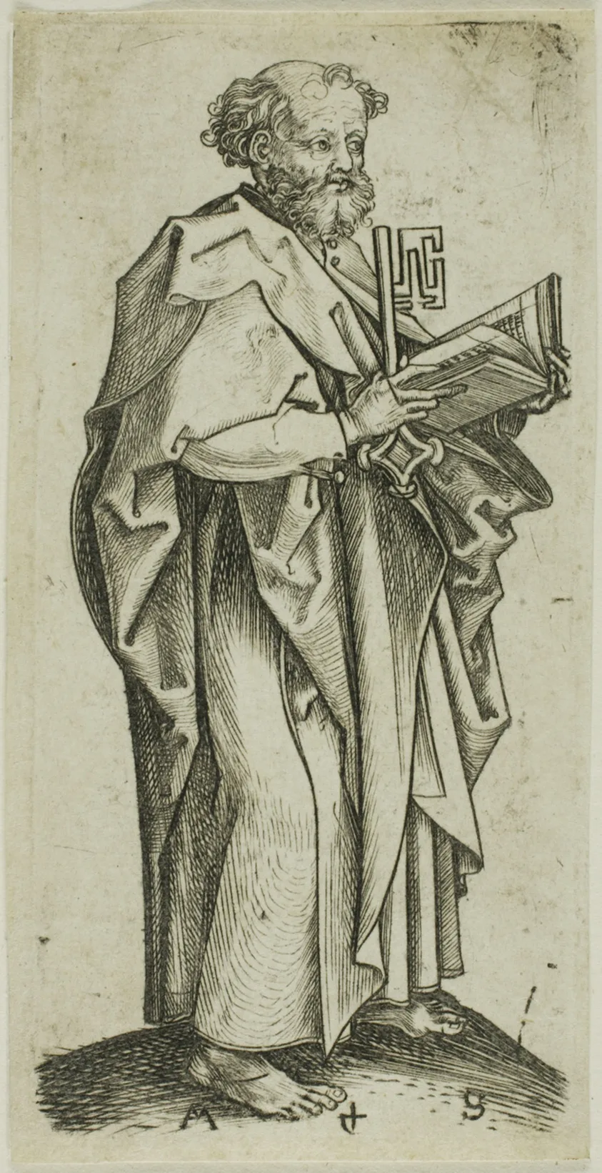St. Peter, from Apostles by Martin Schongauer, n.d.
