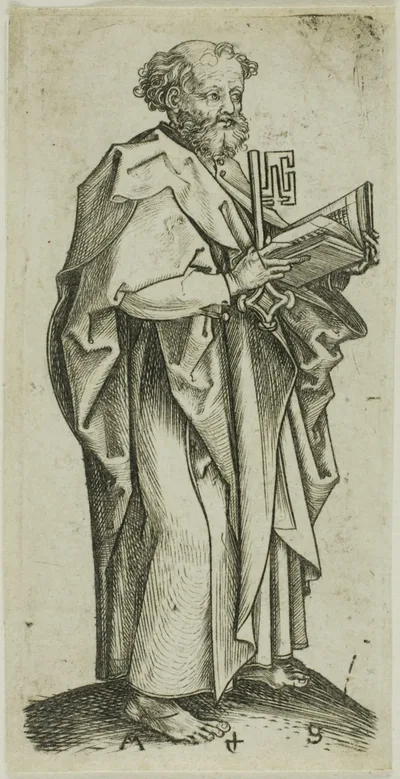 St. Peter, from Apostles by Martin Schongauer, n.d.