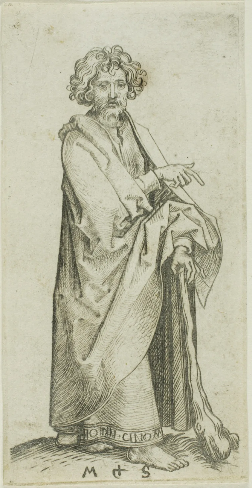 St James Minor, from Apostles by Martin Schongauer, n.d.