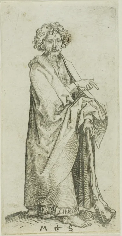 St James Minor, from Apostles by Martin Schongauer, n.d.