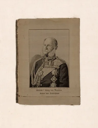 Portrait of Wilhelm I, King of Prussia, Emperor of Germany (1797–1888) by François Carquillat, 19th century